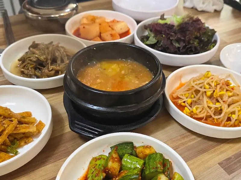 불고기 백반 한상 차림