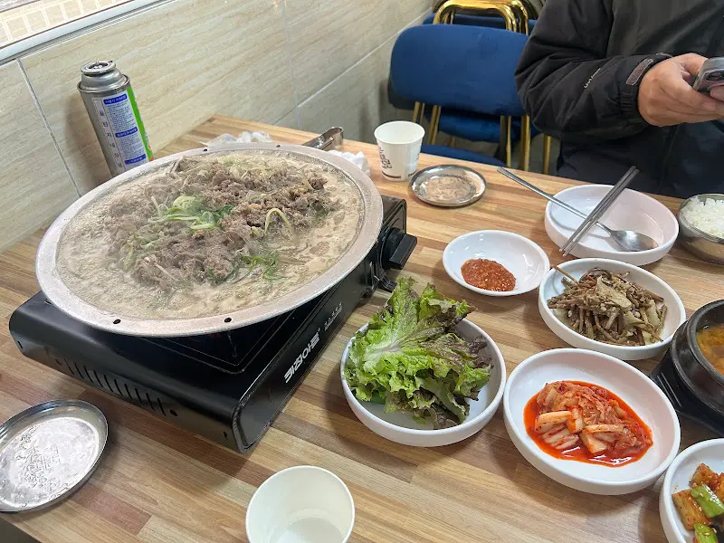 불고기 백반 전체 상차림
