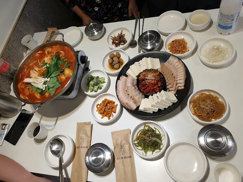 두부 요리 한상차림