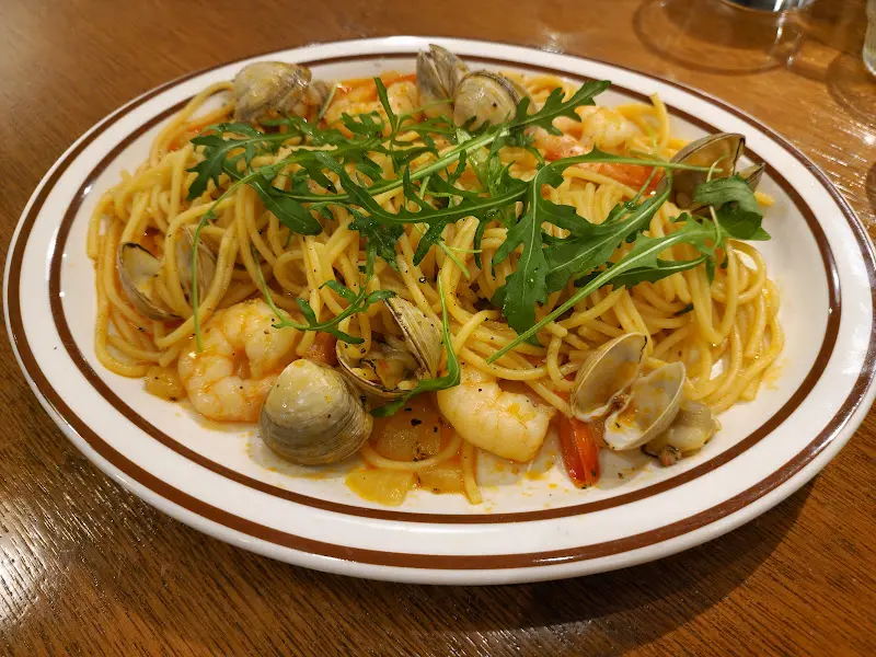 해산물 칠리 오일 파스타