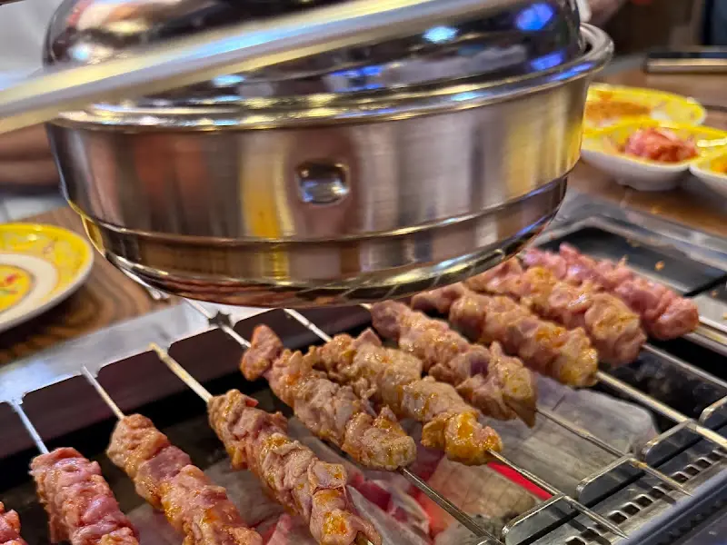 잘 익어가는 양꼬치