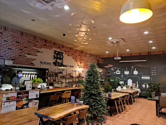 장수 크래프트 브루어리의 내부 전경