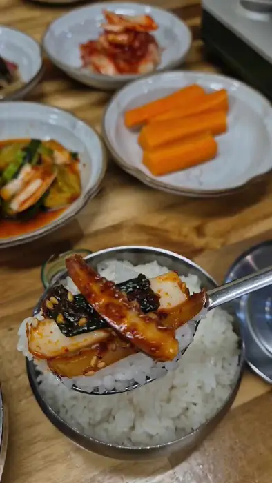 오징어볶음 한 숟갈