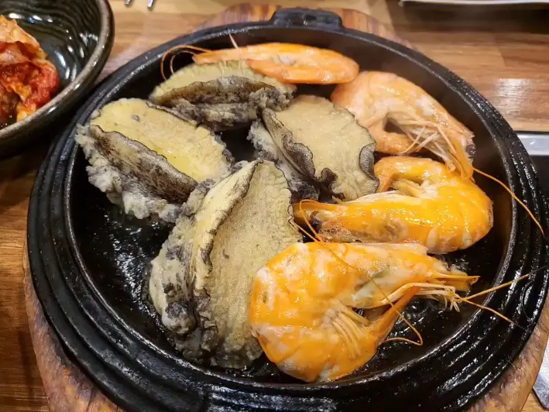 전복 버터구이