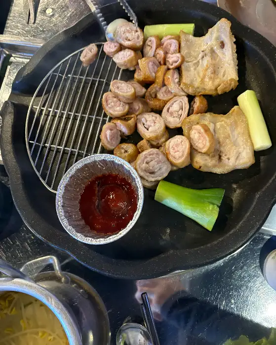 지글지글 구워지는 연막창