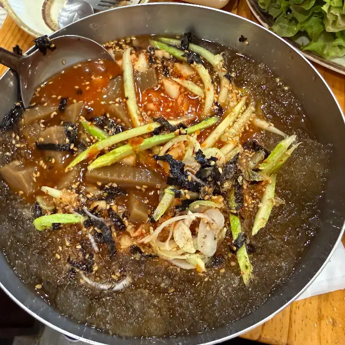 춘천명물닭갈비의 묵사발