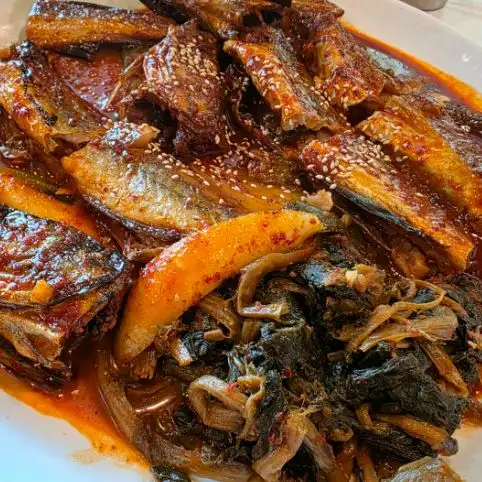시래기 코다리 조림 근접샷