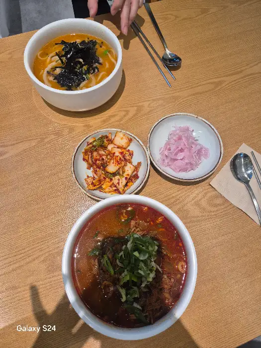 황생가칼국수 메뉴 항공샷