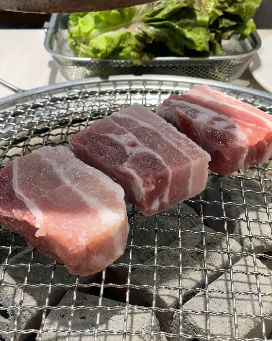 신선한 돼지고기 덩어리