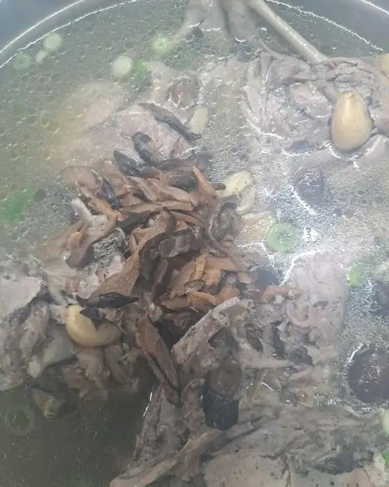 능이 오리 백숙