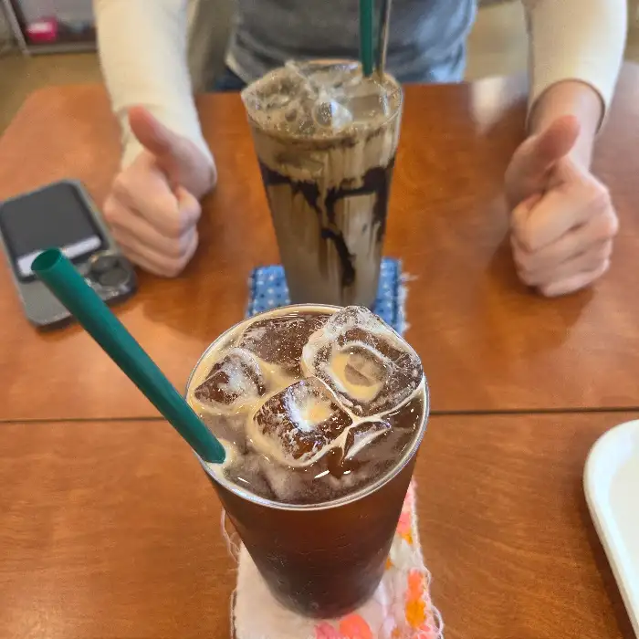 주문한 음료