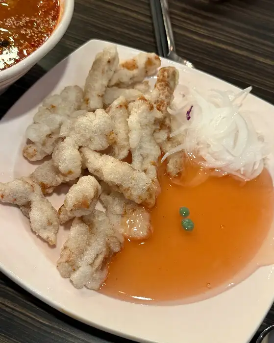 찹쌀 탕수육과 소스