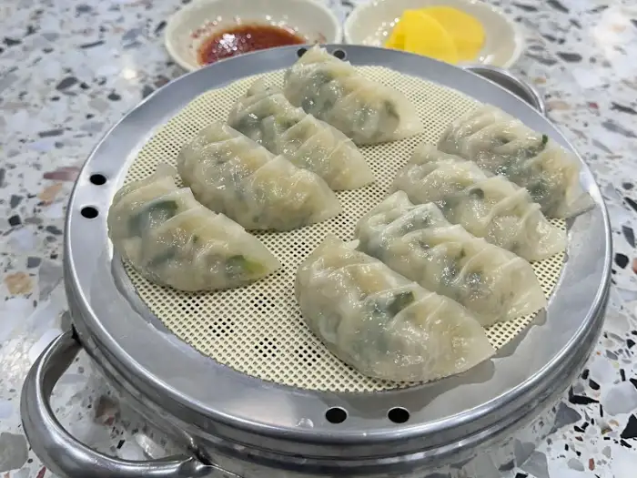을지만두 고기만두 클로즈업