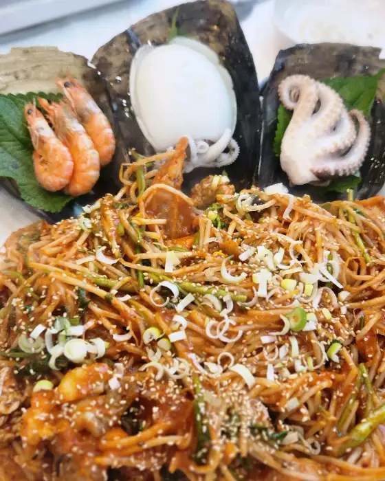 아구찜과 해산물