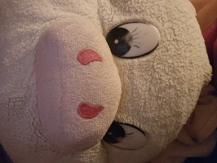 귀여운 인형의 클로즈업 사진