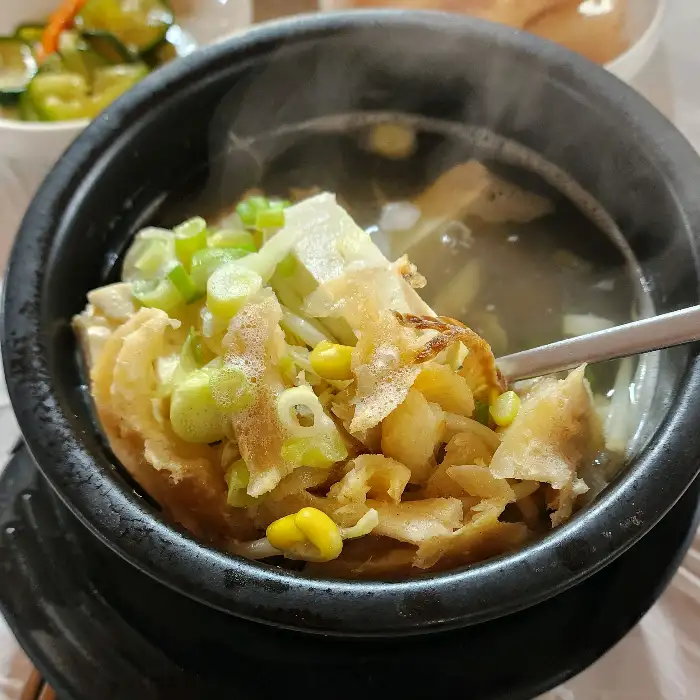 황태해장국 클로즈업