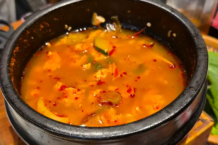 기본으로 제공되는 순두부찌개