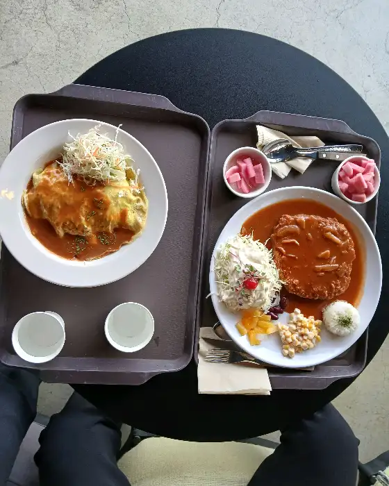 크림 파스타와 오므라이스