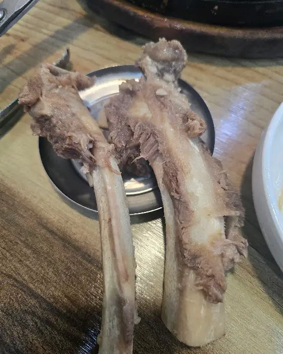 갈비탕 뼈 사진