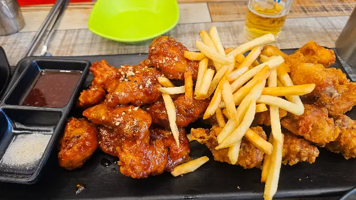 간장 양념 치킨