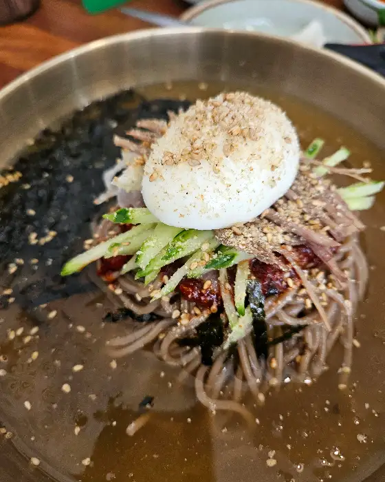 물 막국수 육수의 시원함
