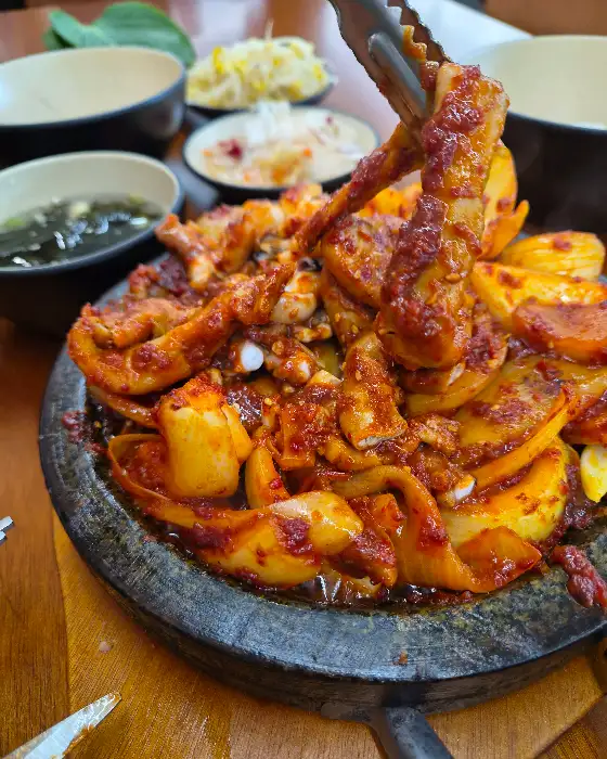 낙지볶음 집게