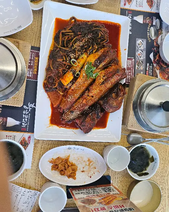 황금코다리 동두천점 코다리조림과 반찬