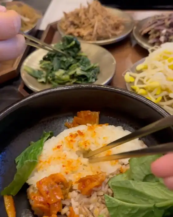 비빔밥 재료 준비