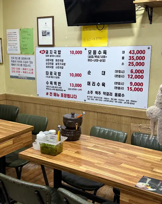 메뉴판