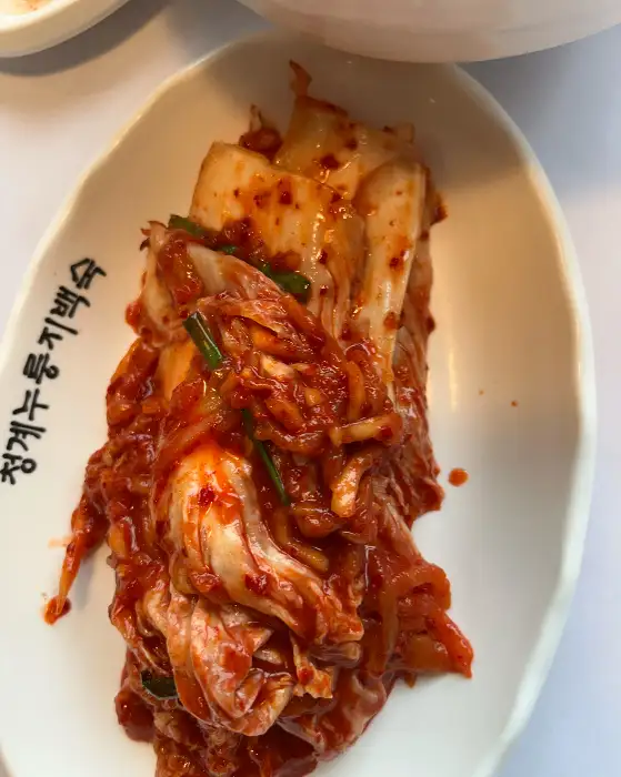 겉절이 김치