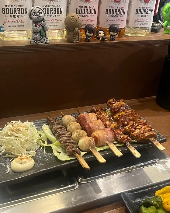 다양한 종류의 꼬치구이