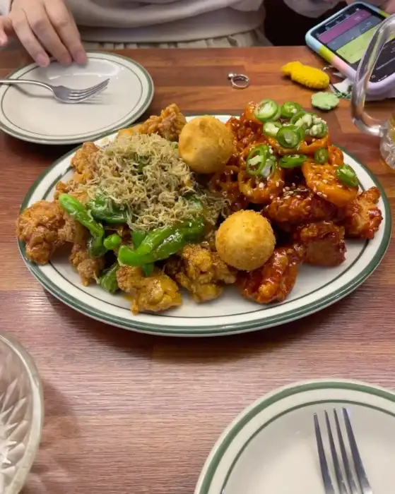 꽈리멸치 치킨과 고마워 치킨
