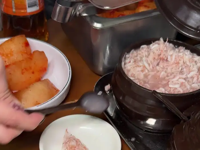 새우젓과 깍두기