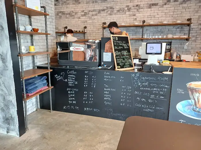 메뉴판이 적힌 칠판