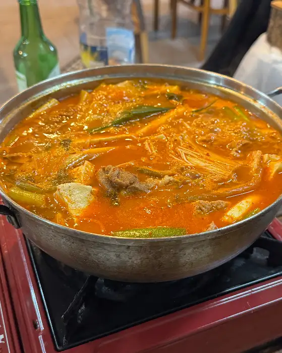 푸짐한 갈비전골