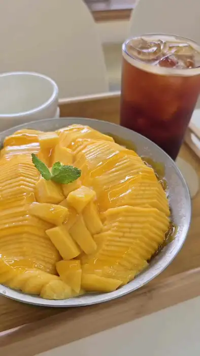 망고빙수 비주얼