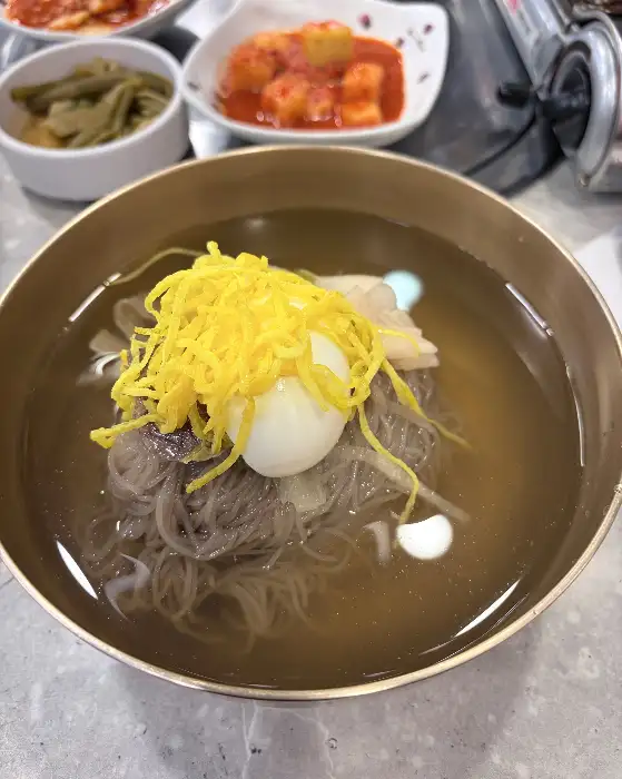 평양냉면 클로즈업