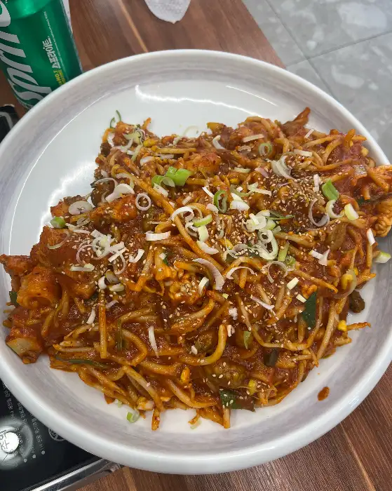 아구불고기 클로즈업
