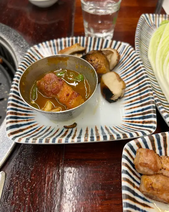계란찜과 곁들임