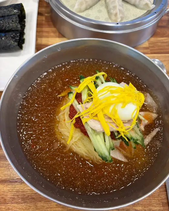 물밀면 면발