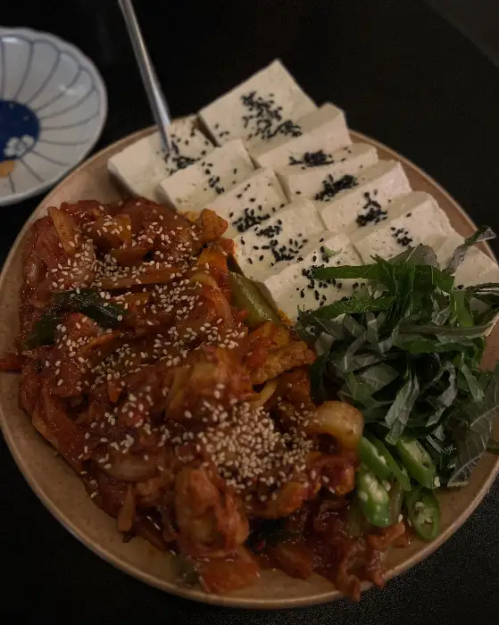가지튀김과 제육볶음
