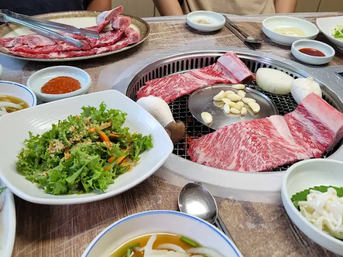 구워지는 소갈비