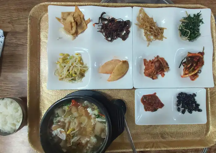 대패삼겹살 굽는 모습