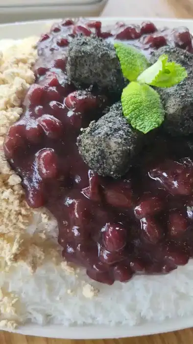 팥빙수의 모습