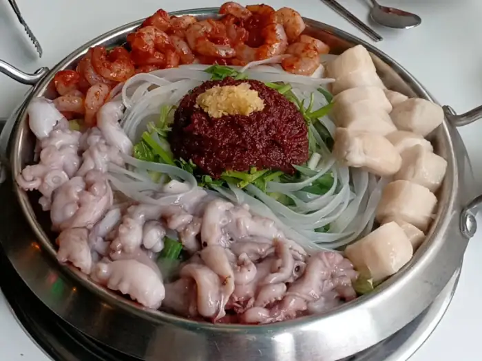 준비된 낙곱새 재료