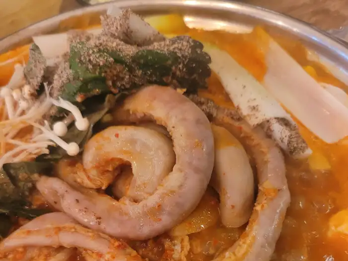 낙곱새 조리 중