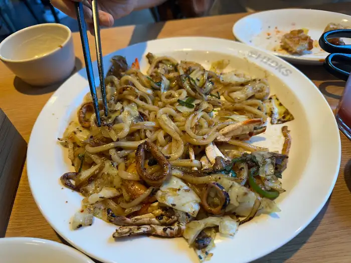 볶음 우동 클로즈업