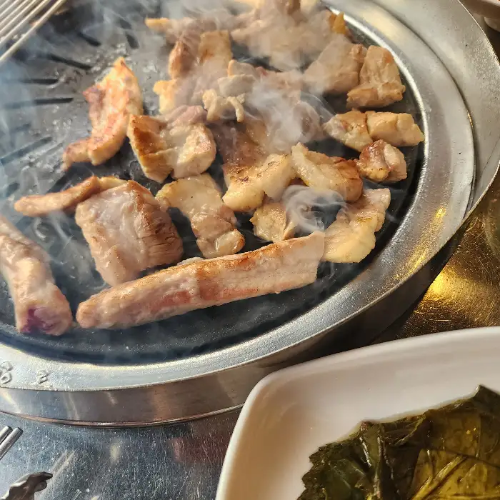 풍성하게 익어가는 고기