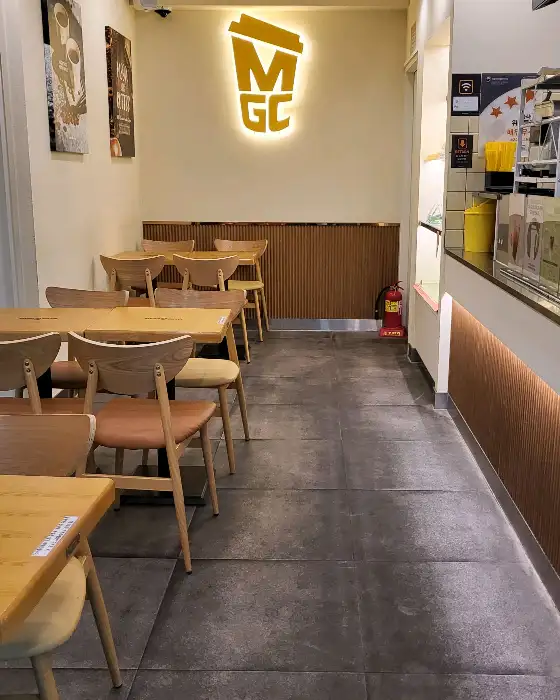 메가커피 메뉴판