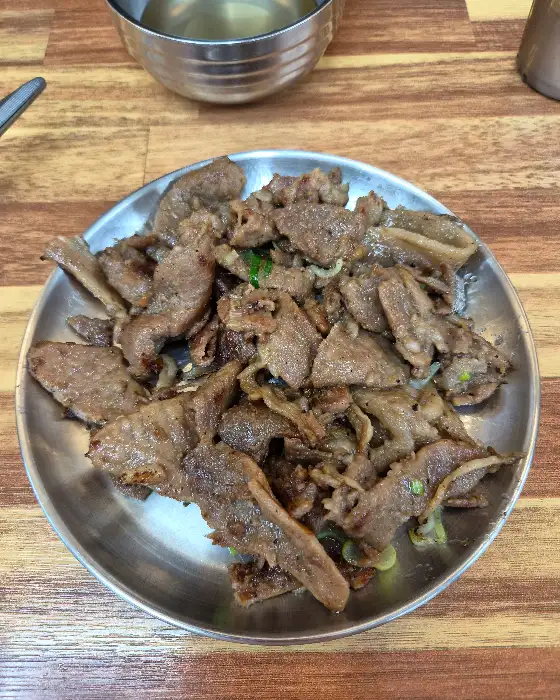 석쇠불고기 한 접시